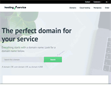 Tablet Screenshot of hostingservice.fi